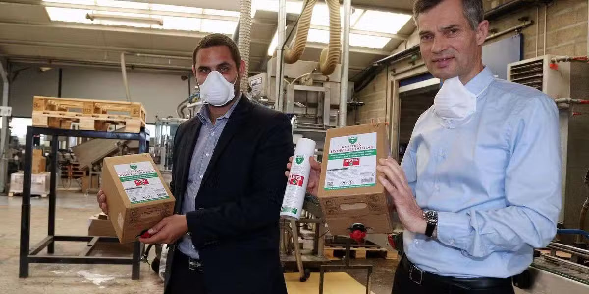 Journal Sud Ouest - Charente : du gel hydroalcoolique à l’échelle industrielle