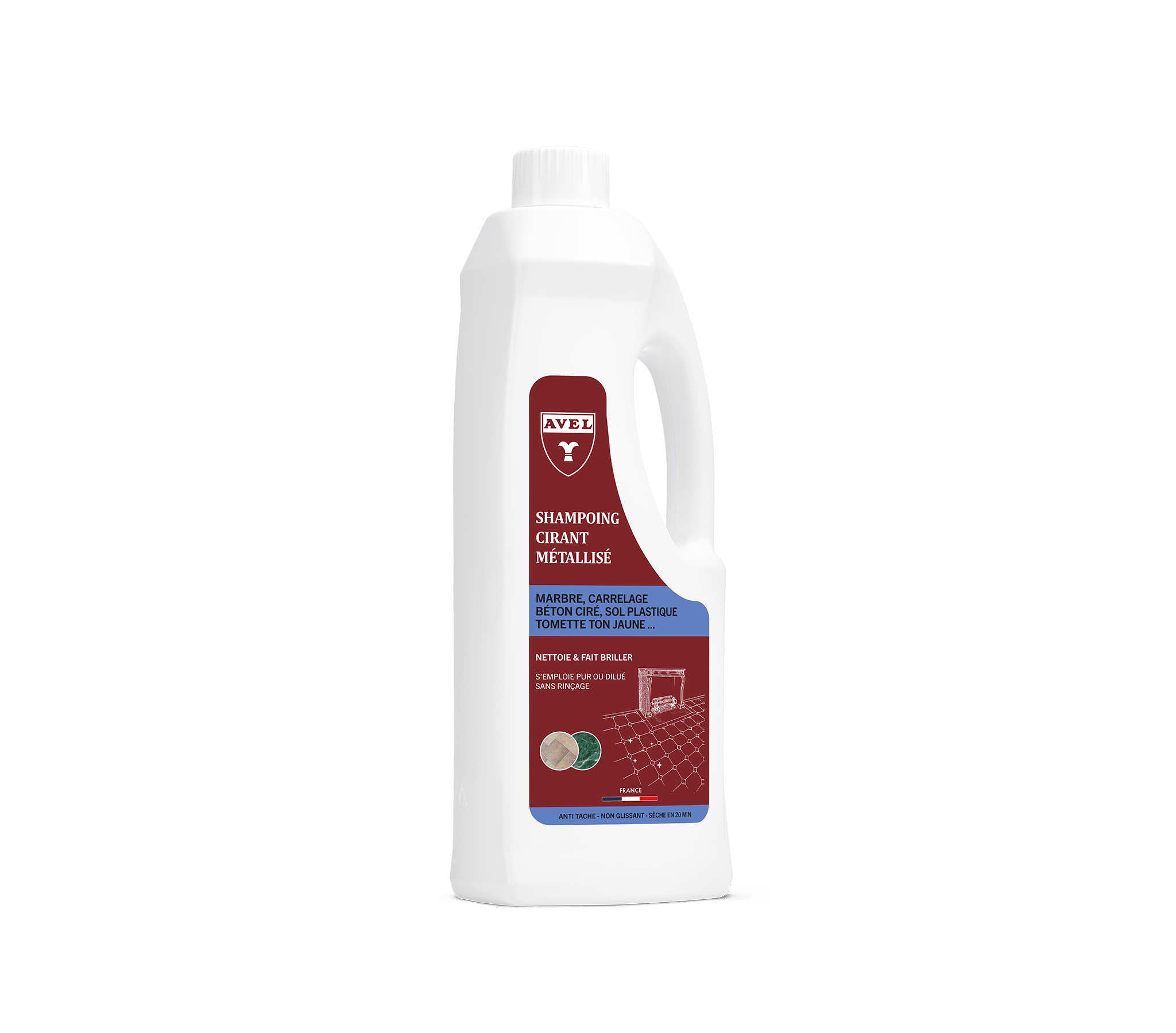 Shampoing Cirant Marbre, Carrelage, Béton Ciré, Sol Plastique, Tomette Ton Jaune